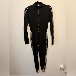 Wolford Black Jumpsuit with Logo Detailing
